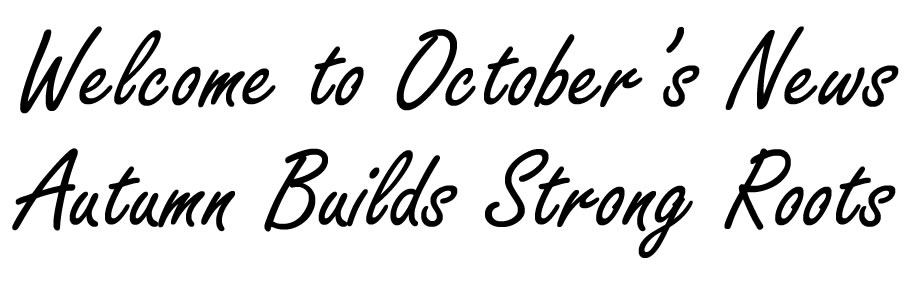 Welcome October 2026